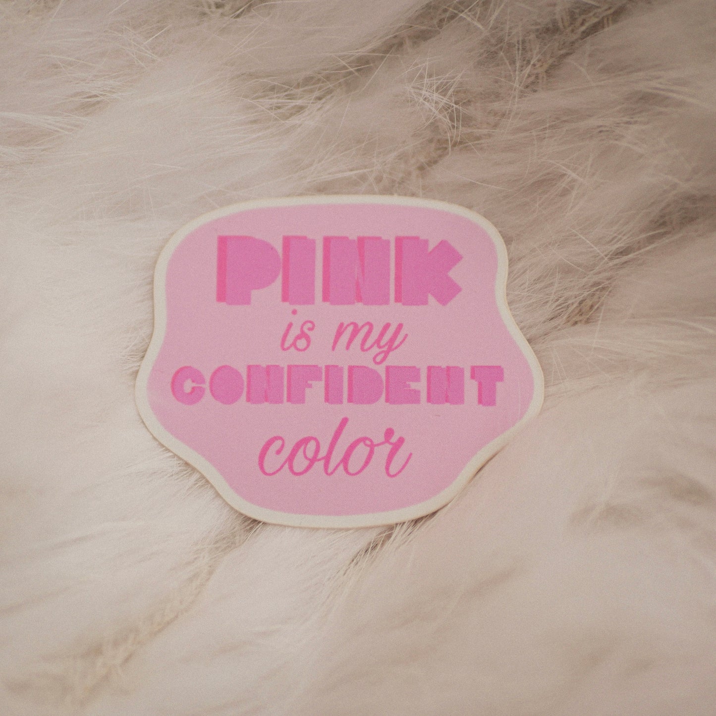 Pink is my confident color